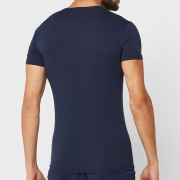 Emporio Armani t-shirt koszulka męska granat i niebieski 2-pack XL