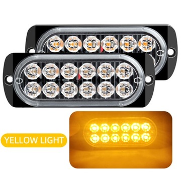 12LED samochodów światło ostrzegawcze LED awaryjn