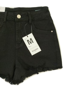 Piekne spodenki jeansowe szorty M.Sara jeans black XL