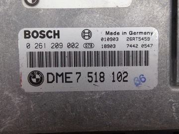 BMW 7 E65 3.6 V8 JEDNOTKA MOTORU 7518102