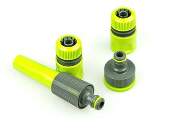 НАБОР САДОВЫХ ШЛАНГОВ SUNFLEX 1/2, 50 м, БАРАБАННАЯ НАМОТКА, ПИСТОЛЕТ, СПРИНКЕР