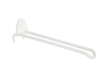 HAK DO STANDU UCHWYT BIAŁY 15 CM 5 SZT.