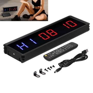 ТРЕНИРОВОЧНЫЕ ЧАСЫ СЕКундОМЕР ДЛЯ УПРАЖНЕНИЙ LED USB GYMBE