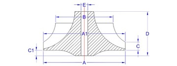 КОМПРЕССИОННОЕ КОЛЕСО BW-03-0064 для 54399700002 Renault Clio II 1.5DCI