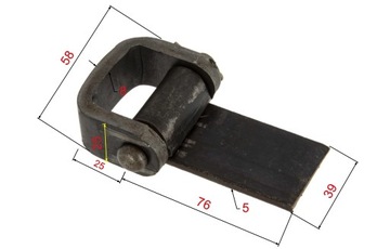 Зажимы боковые для прицепов Д-35 Д-47 Д-50 комплект 19 шт. + петли и защелки