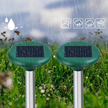 Ультразвуковой солнечный репеллент от кротов, мышей, крыс, грызунов, полевок