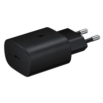 ОРИГИНАЛЬНОЕ БЫСТРОЕ МОЩНОЕ ЗАРЯДНОЕ УСТРОЙСТВО SAMSUNG 25 Вт + КАБЕЛЬ USB Type C