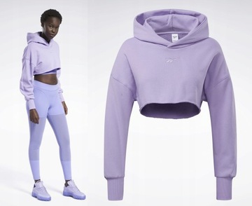 Reebok x Cardi B Women's Crop Sweatshirt Hoodie damska bluza sportowa - S