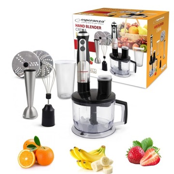 Blender ręczny Malakser Wielofunkcyjny Mikser Zestaw PREMIUM 800w
