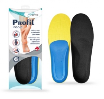 Wkładki na koślawość pięt kolan PROFIL INSOL 38-40