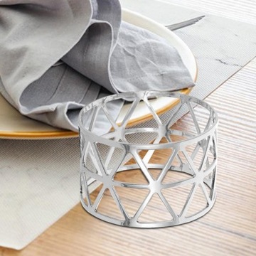 6x Кольца для салфеток Держатели для салфеток из ткани Декоративные