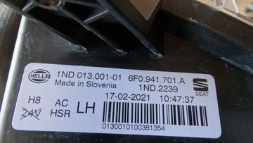 HALOGEN LEVÝ PŘEDNÍ 6F0941701A SEAT IBIZA V