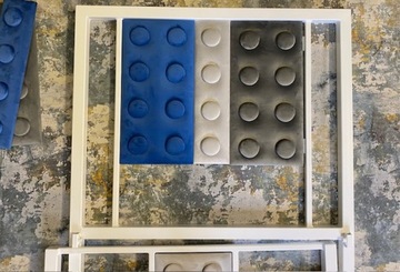 Кровать из металлических панелей A-Lego 120 x 200