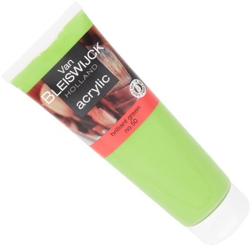 FARBA AKRYLOWA Van Bleiswijck TUBKA 250 ml Zielona Green Zieleń