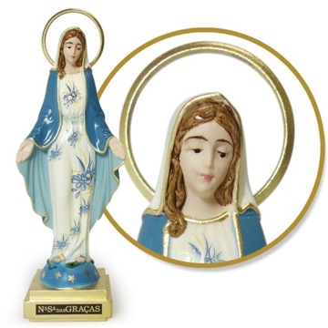 FIGURKA - MATKA BOŻA NIEPOKALANA - 18 cm KWIATY