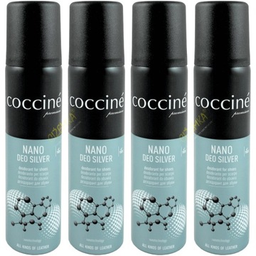 4X COCCINE NANO DEZODORANT ZE SREBREM BUTÓW 75