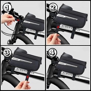 Водонепроницаемый ДЕРЖАТЕЛЬ ДЛЯ ВЕЛОСИПЕДНОЙ РОЗЕТКИ ЧЕХОЛ ДЛЯ ТЕЛЕФОНА СУМКА В РАМЕ НАСТЕННАЯ СУМКА