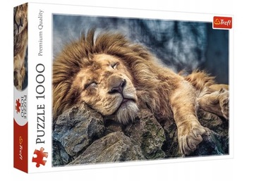 Trefl Puzzle 1000 el. Śpiący lew 10447