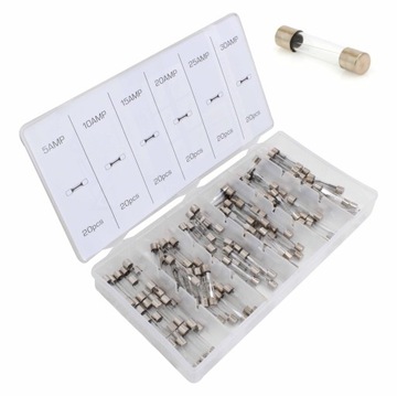 НАБОР СТЕКЛЯННЫХ ПРЕДОХРАНИТЕЛЕЙ ПРЕДОХРАНИТЕЛИ 6X32MM