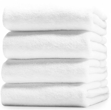 RĘCZNIK KĄPIELOWY FROTTE 50x100 HOTELOWY BIAŁY GRUBY 500GR