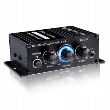 Mini 2-kanałowy 12 V Wzmacniacz Mocy Dźwięku HIFI