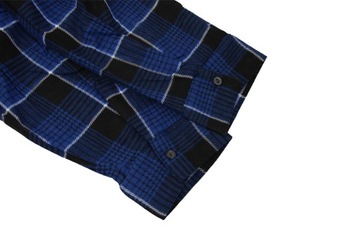 ФЛАНЕЛЕВАЯ РАБОЧАЯ РУБАШКА, СИНЯЯ Клеточка, XXL, 2XL