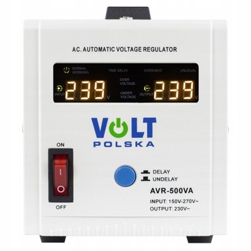 Stabilizator napięcia prądu AVR 500VA VOLT POLSKA