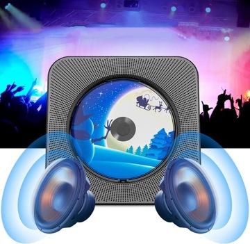 CD-ПЛЕЕР ПОРТАТИВНЫЙ ДИНАМИК BLUETOOTH РАДИО ДОМАШНИЙ АУДИОПЛЕЕР