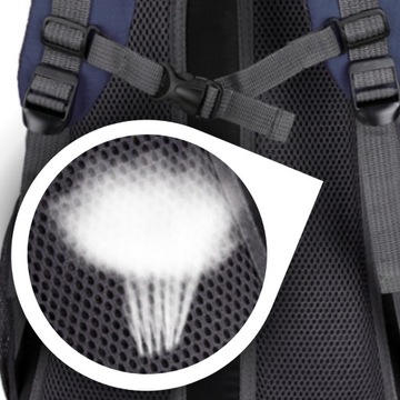 ТУРИСТИЧЕСКИЙ КЕМПИНГОВЫЙ РЮКЗАК ДЛЯ ПОЕЗДКИ В ГОРЫ КОМФОРТНЫЙ КЕМПИНГ ОБЪЕМОМ 40 Л.