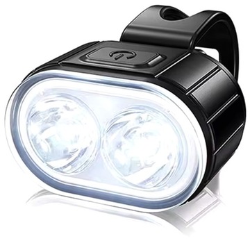 ВЕЛОСИПЕДНАЯ ЛАМПА СВЕТОДИОДНАЯ ПОДСВЕТКА ДЛЯ ВЕЛОСИПЕДНОГО РУЛЯ ПЕРЕДНЯЯ + ЗАДНЯЯ USB ПИТАНИЕ