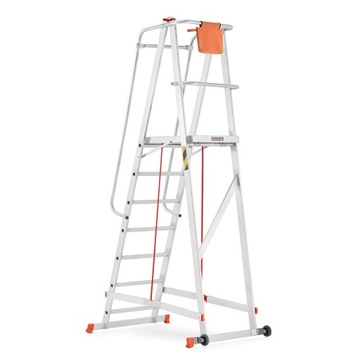 HIGHER мобильная складская лестница, рабочая платформа