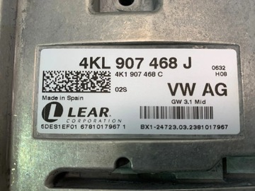 AUDI A8 D5 A7 C8 МОДУЛЬ ШЛЮЗА КОНТРОЛЛЕРА ЮРИДИЧЕСКИЙ 4KL907468J