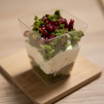 КОНТЕЙНЕРЫ ДЛЯ ДЕСЕРТОВ 150мл 24 шт. Стаканчик для закусок КВАДРАТНЫЙ.