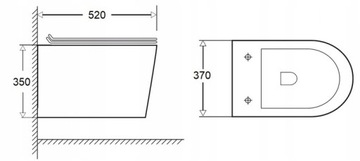 Каркас GROHE 6 в 1 + УНИТАЗ BOWL + сиденье SLIM с медленным подъемом