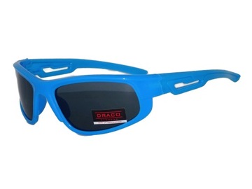 СПОРТИВНЫЕ СОЛНЦЕЗАЩИТНЫЕ ОЧКИ ДЛЯ МАЛЬЧИКОВ UV400 СИНИЕ