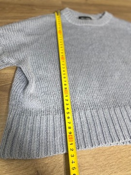 Błękitny krótki sweter NEW LOOK r. S 36
