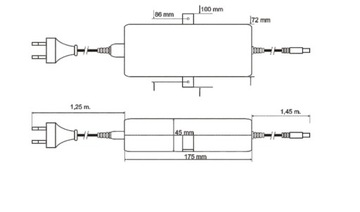 НАСТОЛЬНЫЙ БЛОК ПИТАНИЯ 12В 7А ДЛЯ LED КАМЕР PULSAR