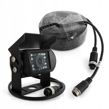 Kamera Cofania FHD 1080p 4PIN Solidna Metalowa Sensor Sony 18IR + Kabel 15m