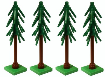 LEGO Рождественские елочные растения 4 шт. НОВЫЙ U715