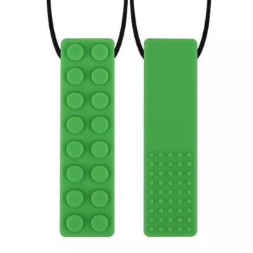 GRYZAK LOGOPEDYCZNY TERAPEUTYCZNY NASZYJNIK KLOCEK