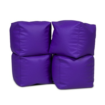Zestaw Combo Ekoskóra Dolaro E7 fioletowy 37x37cm