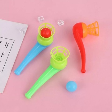 ТРУБКА С ШАРОМ ИГРУШКА ДЛЯ УПРАЖНЕНИЙ РЕЧЬ МЕДИЦИНСКАЯ ИГРА ВОЗДУХОДУТКА