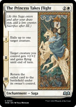 MTG 2x The Princess Takes Flight (U)