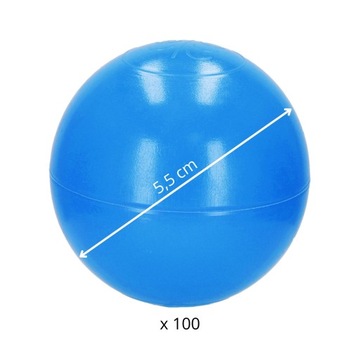 ШАРЫ ШАРЫ 5 СМ ЦВЕТНАЯ СМЕСЬ ДЛЯ РУЧКИ ДЛЯ БАССЕЙНА 100 шт. СЕРТИФИКАТ CE