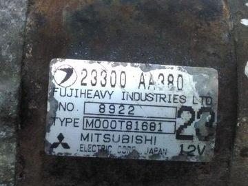 23300AA380 STARTÉR SUBARU IMPREZA SEDAN GC 2.0 I 92KW 2000