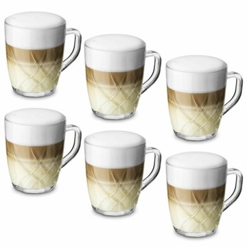 Komplet szklanek z uchem Zula 250 ml
