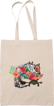 Torba Koń Kwiaty Eco 5