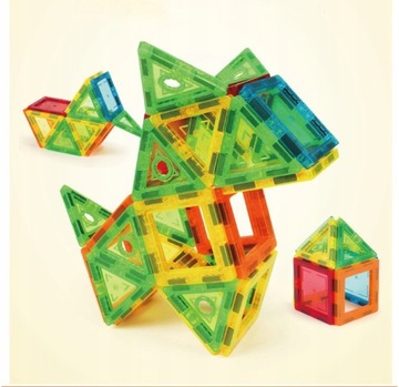 МАГНИТНЫЕ БЛОКИ 3D MAGNETIC 70 шт. Учебная панель