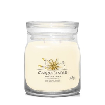 Świeca średnia Yankee Candle sojowa Twinkling Lights WYPRZEDAŻ SEZONOWA