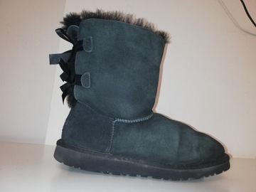 Skórzane zimowe buty UGG. Stan idealny. R. 36